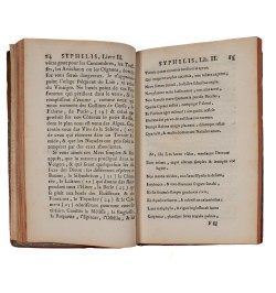Syphilis, ou le mal vénérien, poème latin de Jérôme Fracastor, avec la traduction en français et des notes.