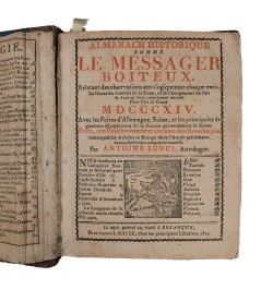 [Recueil] Le messager boiteux. 1814-1822.
