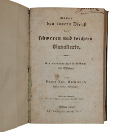 Ueber den innern Dienst der schweren und leichten Cavallerie. 3 vol.