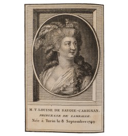 Mémoires historiques de Marie-Thérèse-Louise de Carignan, princesse de Lamballe.