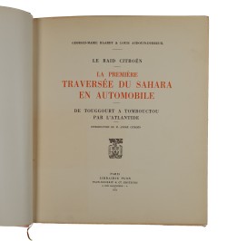 Le raid Citroën : la première traversée du Sahara en automobile. De Touggourt à Tombouctou par l'Atlantide.