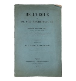 De l'orgue et de son architecture.
