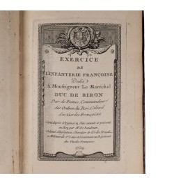 Exercice de l'infanterie françoise ordonné par le Roy le 6 mai 1755.
