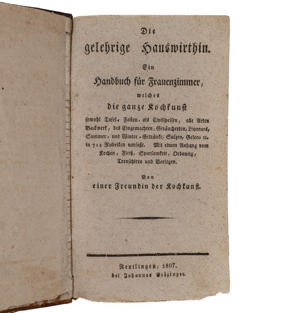 Die gelehrige Hauswirthin.