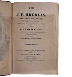 Vie de J. F. Oberlin, pasteur à Waldbach, au Ban-de-la-Roche.