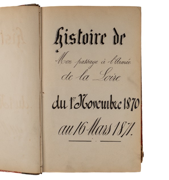 Histoire de mon passage à l'armée de la Loire du 1er novembre 1870 au 16 mars 1871.