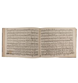 Manuscrit original du compositeur Richter - Miserere.