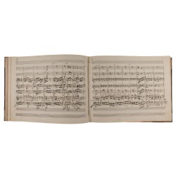 Manuscrit original du compositeur Richter - Miserere.