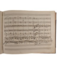 Manuscrit original du compositeur Richter - Miserere.