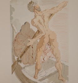 La divine comédie. Illustrations de Dali.