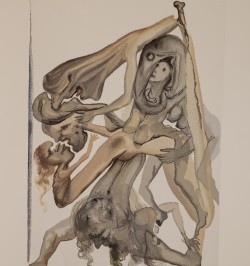 La divine comédie. Illustrations de Dali.