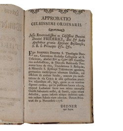 [Thann - Saint-Thiébaut] Wundergeschichte des heiligen Bischofen Theobaldus.