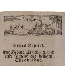 [Thann - Saint-Thiébaut] Wundergeschichte des heiligen Bischofen Theobaldus.