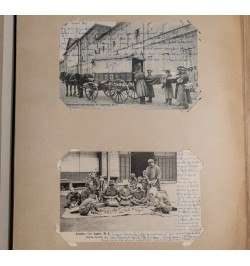 [Ensemble] Famille Ansaloni – cartes postales - carnets de croquis.