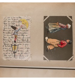 [Ensemble] Famille Ansaloni – cartes postales - carnets de croquis.