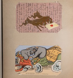 [Ensemble] Famille Ansaloni – cartes postales - carnets de croquis.