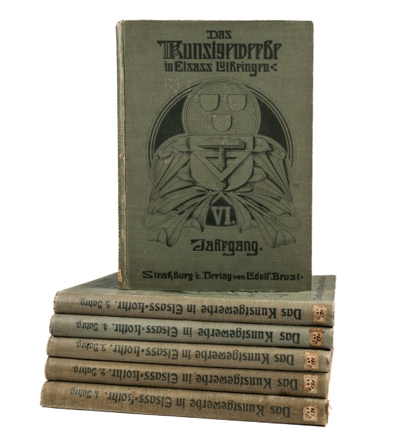 Das Kunstgewerbe in Elsass-Lothringen. Série complète.