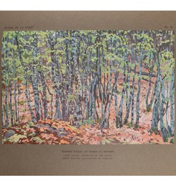 Etude de la forêt. Cent dix planches dont quarante en couleurs.