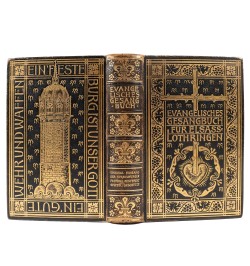 [Reliure strasbourgeoise] Evangelisches Gesangbuch