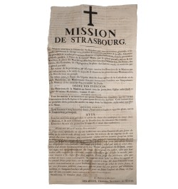 [Diocèse de Strasbourg] Collection de mandements. Sammlung von Verordnungen.