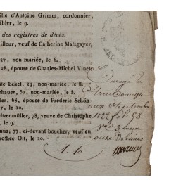 Affiches, annonces et avis divers de la ville de Strasbourg. 4 numéros.