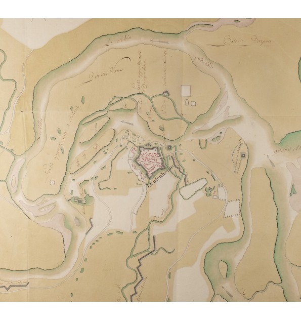 Plan manuscrit de Drusenheim.