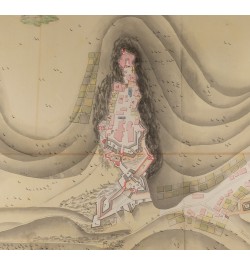 Plan manuscrit de La Petite-Pierre.