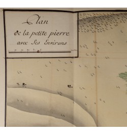 Plan manuscrit de La Petite-Pierre.