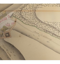 Plan manuscrit de La Petite-Pierre.