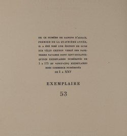 Hansi 1873-1951. Saisons d'Alsace n°1 de 1952.