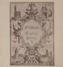 [Costumes strasbourgeois] Strassburger Trachten Büchlein