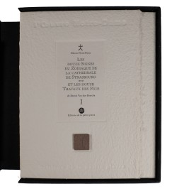 Le livre sculpté de la cathédrale de Strasbourg.