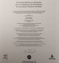 Le livre sculpté de la cathédrale de Strasbourg.