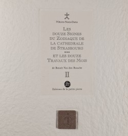 Le livre sculpté de la cathédrale de Strasbourg.