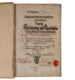 [Manuscrit] Summum Argentoratensium Templum.