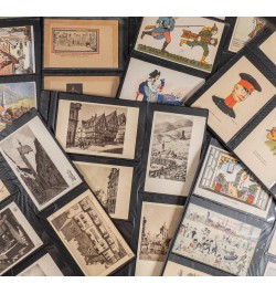 Collection de cartes postales de Hansi.