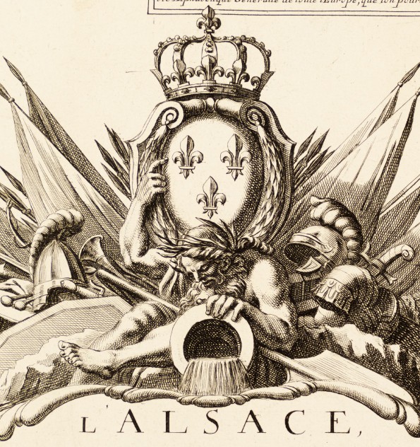 L'Alsace, ou conqueste du Roy, en Allemagne tant decà que delà le Rhein.