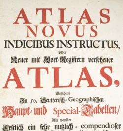 Atlas novus.