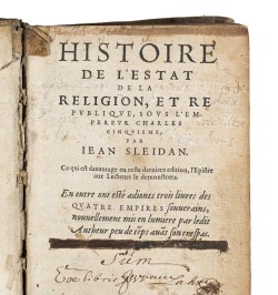 Histoire de l'Estat de la Religion, et Republique