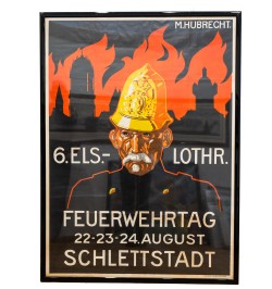 [Affiche] 6. Els.- Lothr. Feuerwehrtag. 22-23-24. August. Schlettstadt.