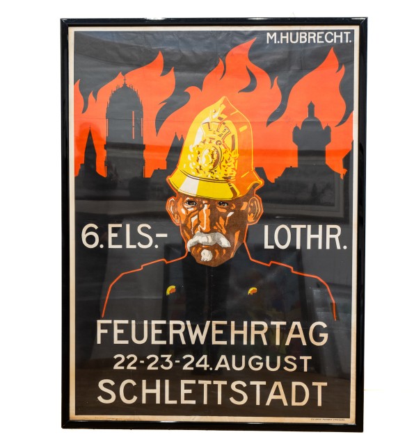 [Affiche] 6. Els.- Lothr. Feuerwehrtag. 22-23-24. August. Schlettstadt.