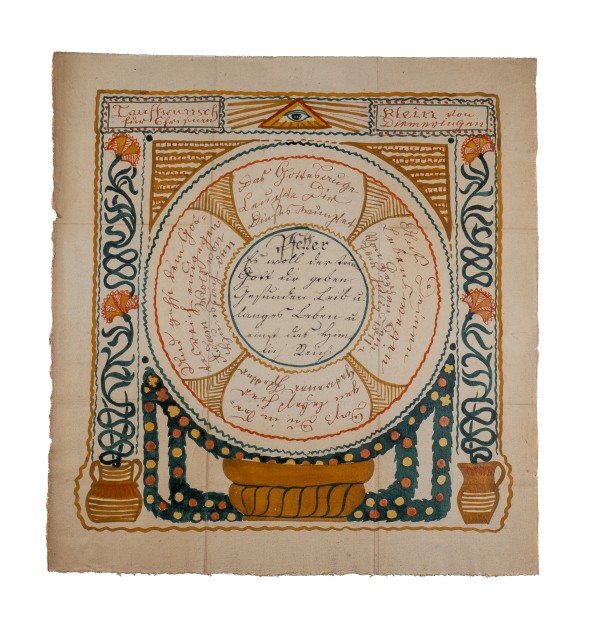 Souhait de baptême. Diemeringen, Hunspach 1811.