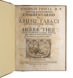 [Le tabac & le thé] Commentarius de abusu Tabaci...