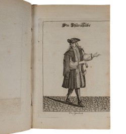 Représentation de l'ancien l'habillement de Strasbourg. Vorstellung der alten Strassburger Kleidertracht.