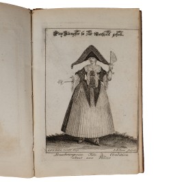 Représentation de l'ancien l'habillement de Strasbourg. Vorstellung der alten Strassburger Kleidertracht.