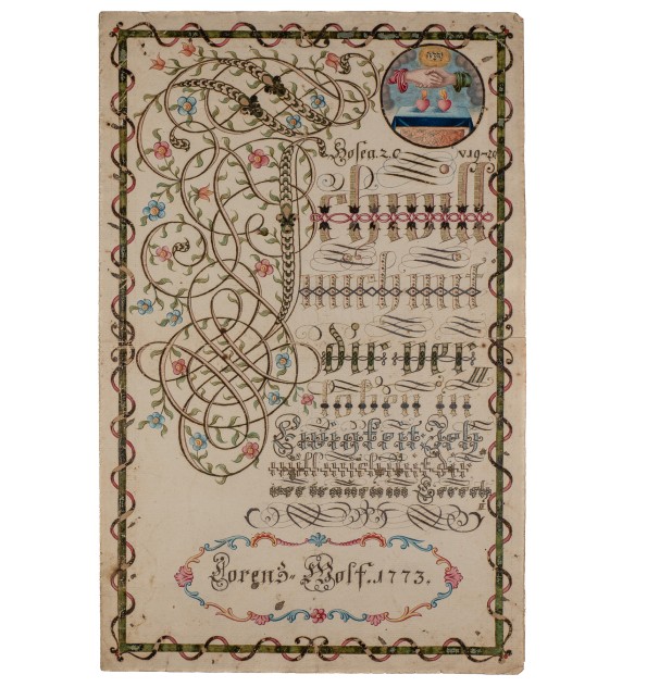 Voeux d'amour - 1773.