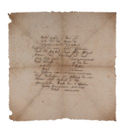 Souhait de baptême. Eschbourg 1840.