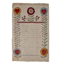 Souhait de baptême. Birlenbach - Hunspach 1815.