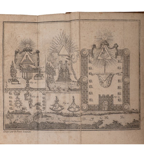 Recueil précieux de la maçonnerie Adonhiramite... La vraie maçonnerie d'adoption.