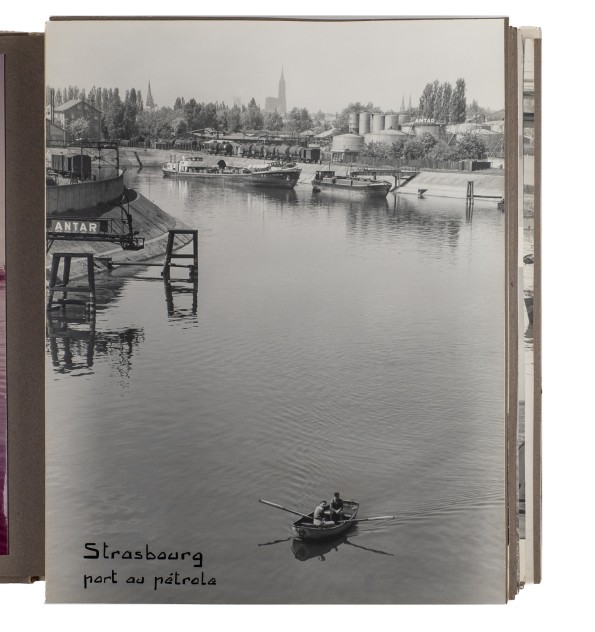 Navigation rhénane. Photographies et maquette.